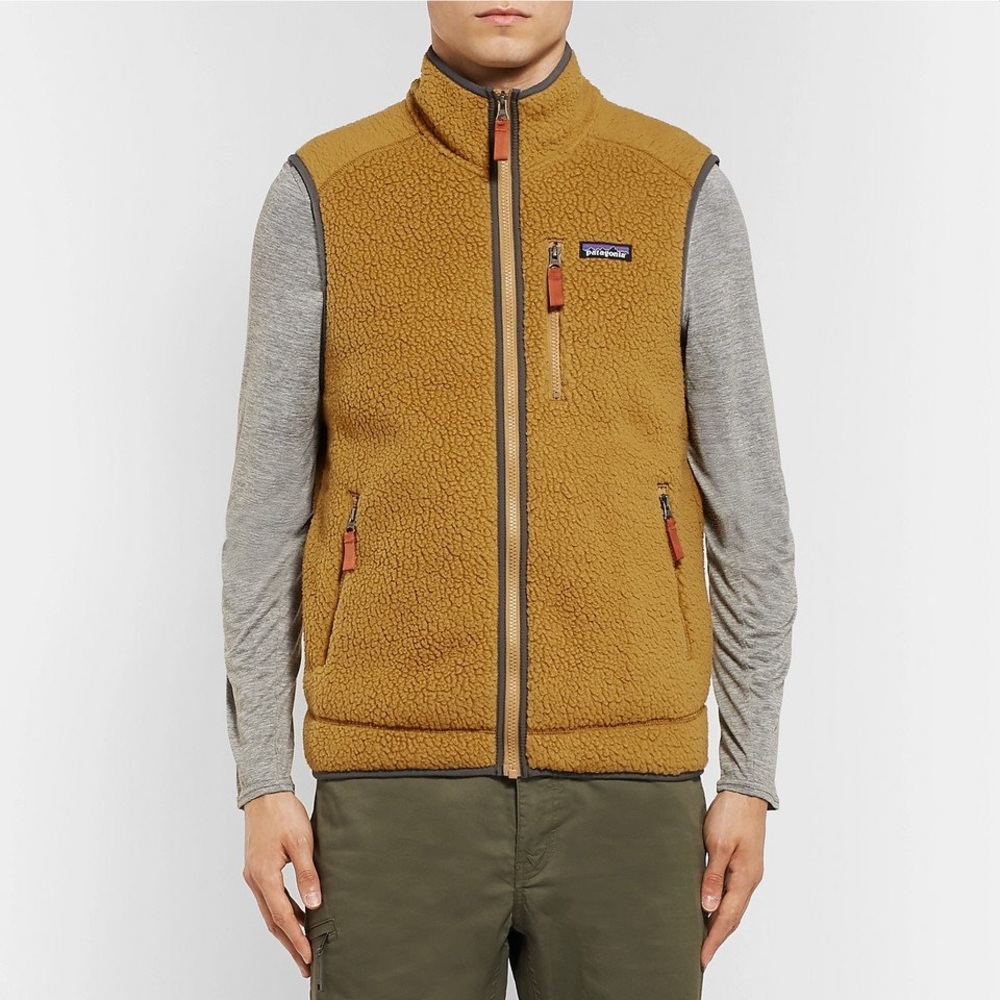 Men’s Retro Pile Fleece Vest